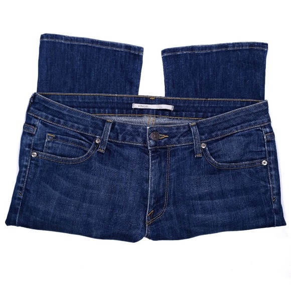 VINCE Crop Baby Bell Aurora Wash Jeans - Picture 1 of 6